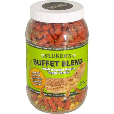 Fluker's Buffet Blend Adult Bearded Dragon Veggie Variety Freeze Dried Food Fluker's CPD