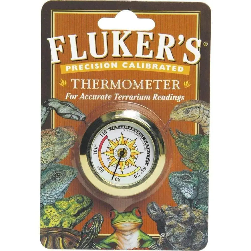 Fluker's Precision Calibrated Round Thermometer Beige Fluker's CPD
