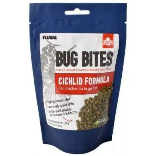 Fluval Bug Bites Cichlid Formula for Medium-Large Fish Food Fluval LMP