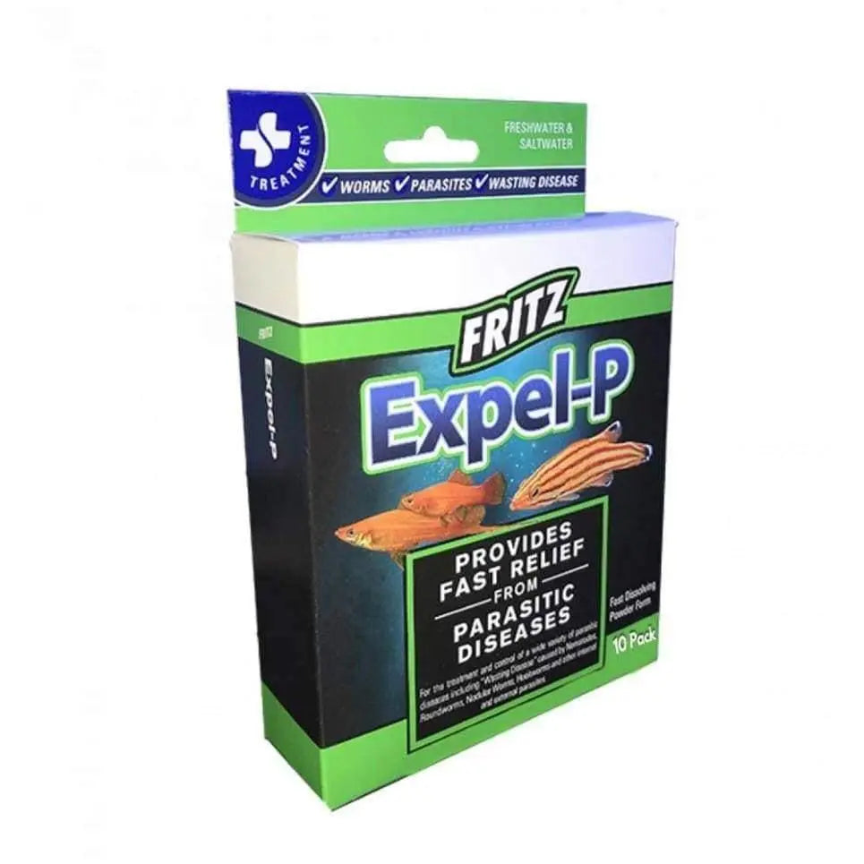 Fritz Expel-P Parasitic Fish Medication 1ea/10 ct Fritz CPD