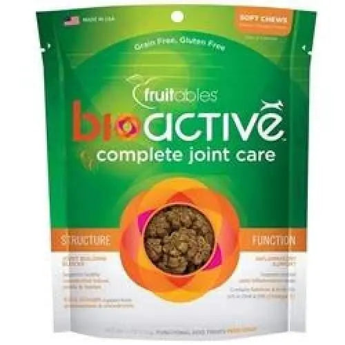 Fruitables BioActive Complete Joint Care Dog Treats - 6oz. Pouch Fruitables