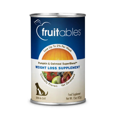 Fruitables Pumpkin & Oatmeal SuperBlend Canned Weight Loss Supplement 15 oz Fruitables