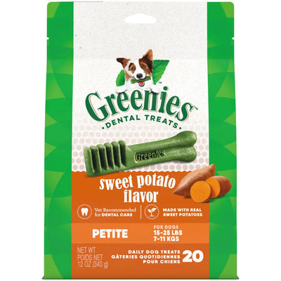 GREENIES Sweet Potato Flavored Dental Treats Greenies