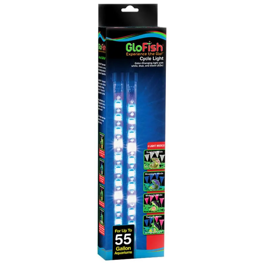 GloFish LED Cycle Light with 4 Light Modes Black Talis Us