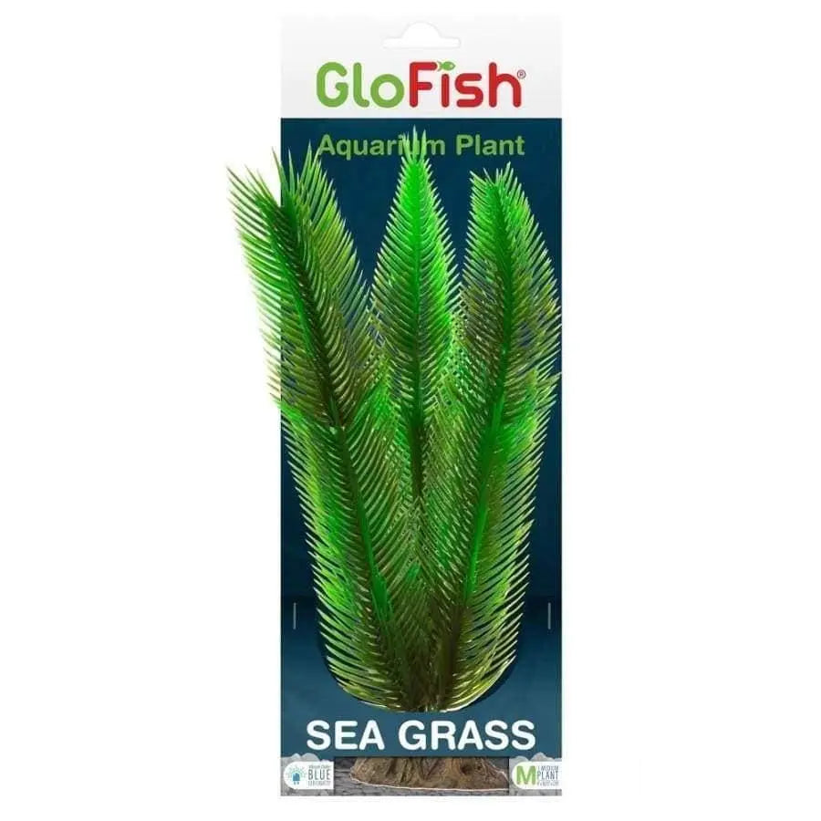 GloFish Sea Grass Aquarium Plant Green 1ea/Medium GloFish