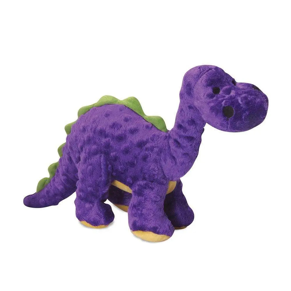 GoDog® Bruto the Brontosaurus Dino Dog Toys Large Purple GoDog®