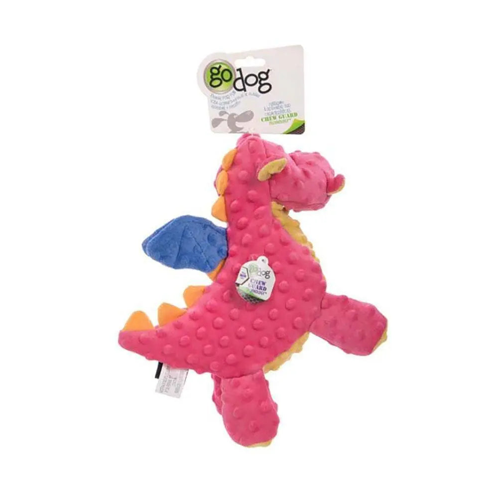 GoDog® Coral Dragons Dog Toys Large GoDog®