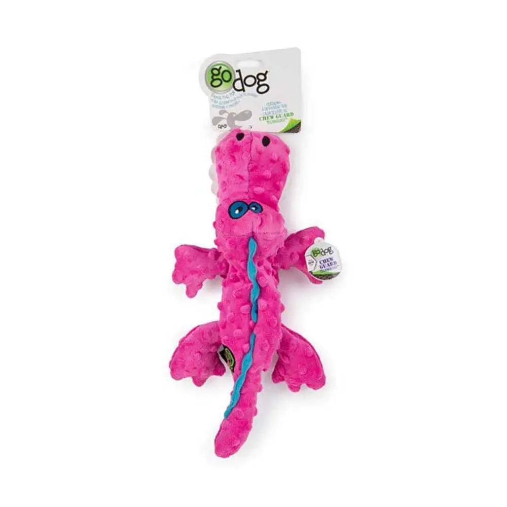 GoDog® Pink Gators Dog Toys Large GoDog®