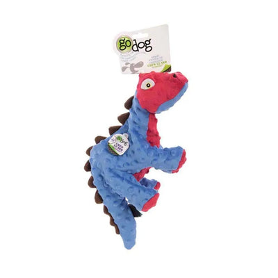 GoDog® Spike the Stegosaurus Dino Dog Toys Large Blue Color GoDog®