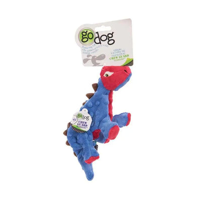 GoDog® Spike the Stegosaurus Dino Dog Toys Small Blue Color GoDog®
