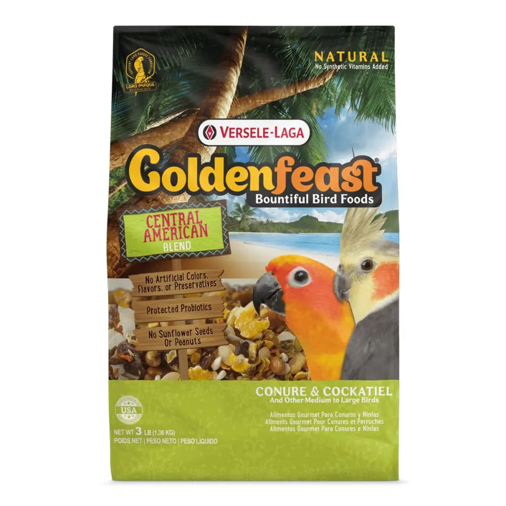 Goldenfeast Central American Blend Bird Food Higgins