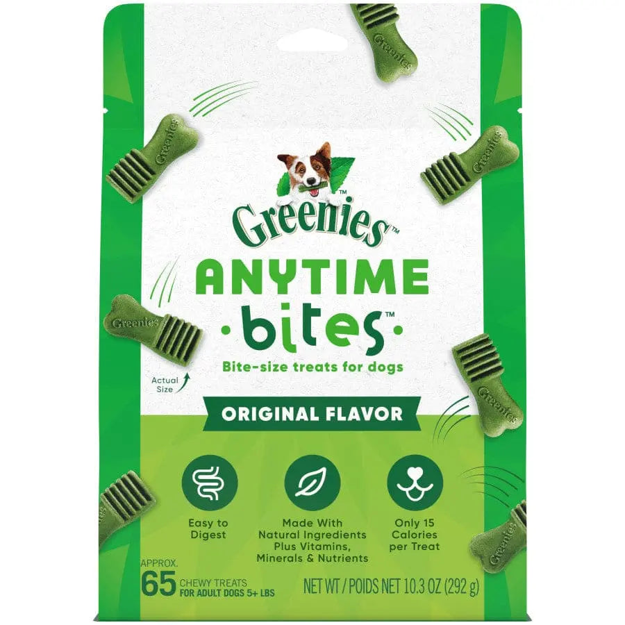 Greenies Anytime Bites Bite-Size Dog Dental Treats Greenies