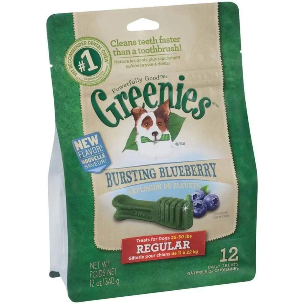 Greenies Blueberry Flavor Dog Dental Treat 12 oz Greenies CPD