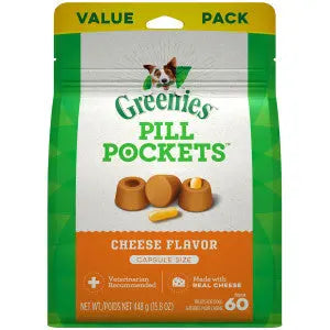 Greenies Pill Pockets for Capsules Dog Treats Cheese Greenies CPD