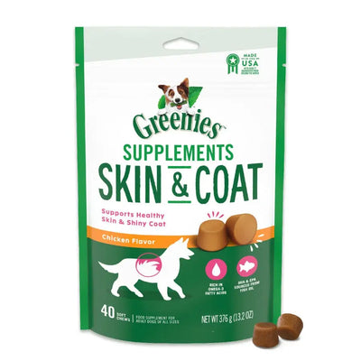 Greenies Skin & Coat Supplements Greenies