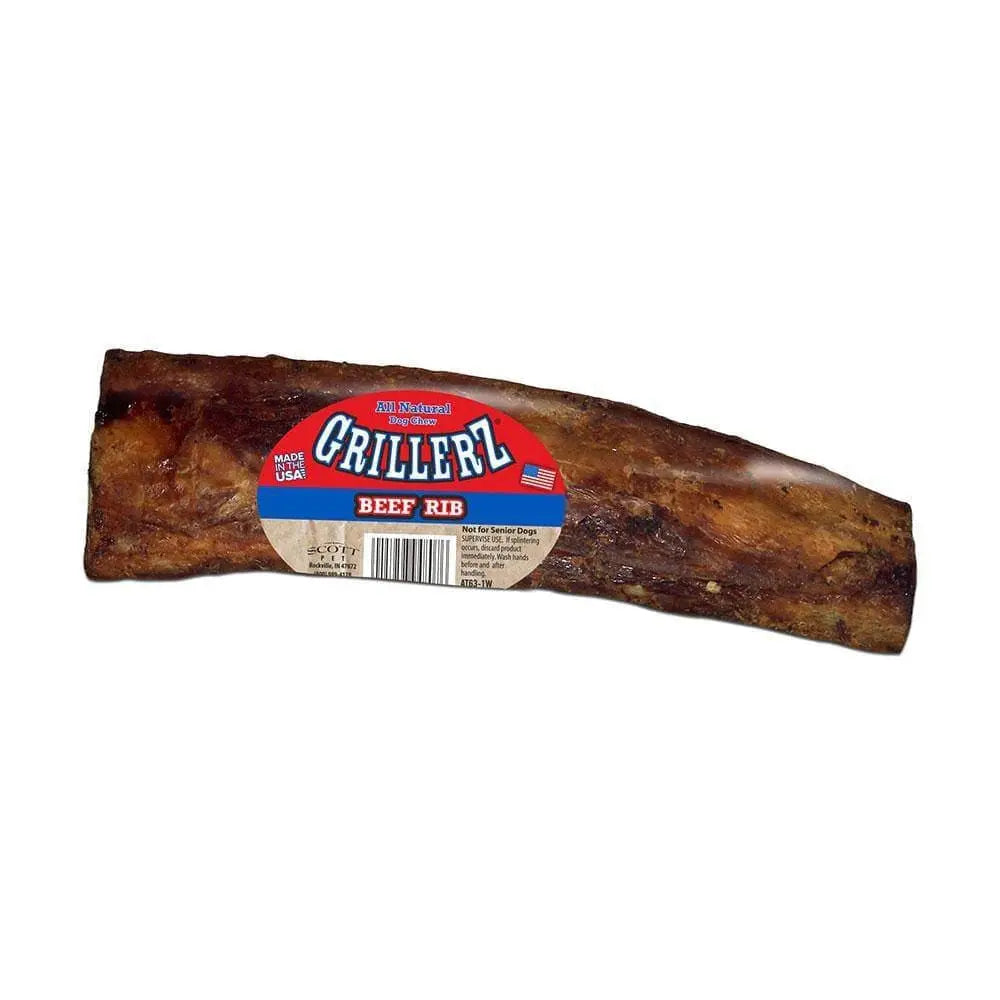 Grillerz® Smoked Rib Beef Bone Dog Treats 1 Count Grillerz®