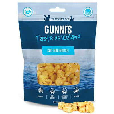 Gunni's Omega Rich Cod Mini Morsel Cat Treats Gunni's Taste of Iceland
