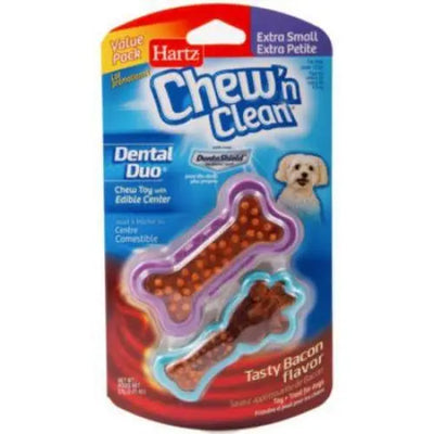 Hartz Chew N Clean Dental Duo Value Pack - Bacon Hartz