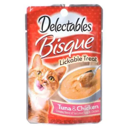 Hartz Delectables Bisque Lickable Cat Treats - Tuna & Chicken Hartz