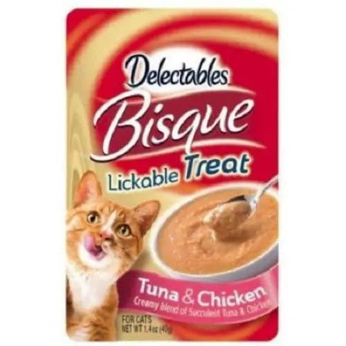 Hartz Delectables Bisque Lickable Treat for Cats - Chicken & Tuna Hartz