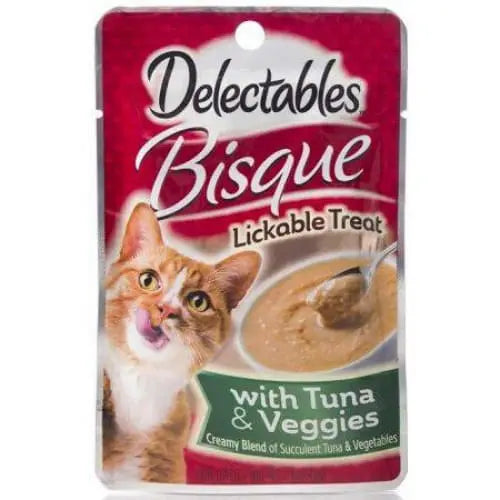 Hartz Delectables Bisque Lickable Treat for Cats - Tuna & Veggies Hartz