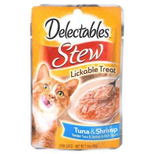 Hartz Delectables Stew Lickable Cat Treats - Tuna & Shrimp Hartz