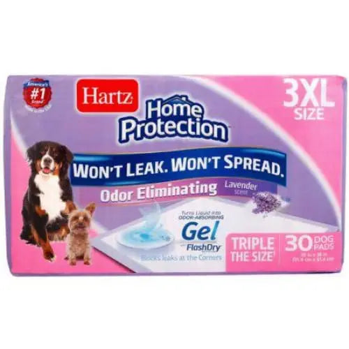 Hartz Home Protection Lavender Scent Odor Eliminating Dog Pads Hartz