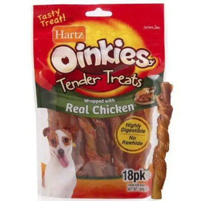Hartz Oinkies Tender Dog Treats - Chicken Hartz