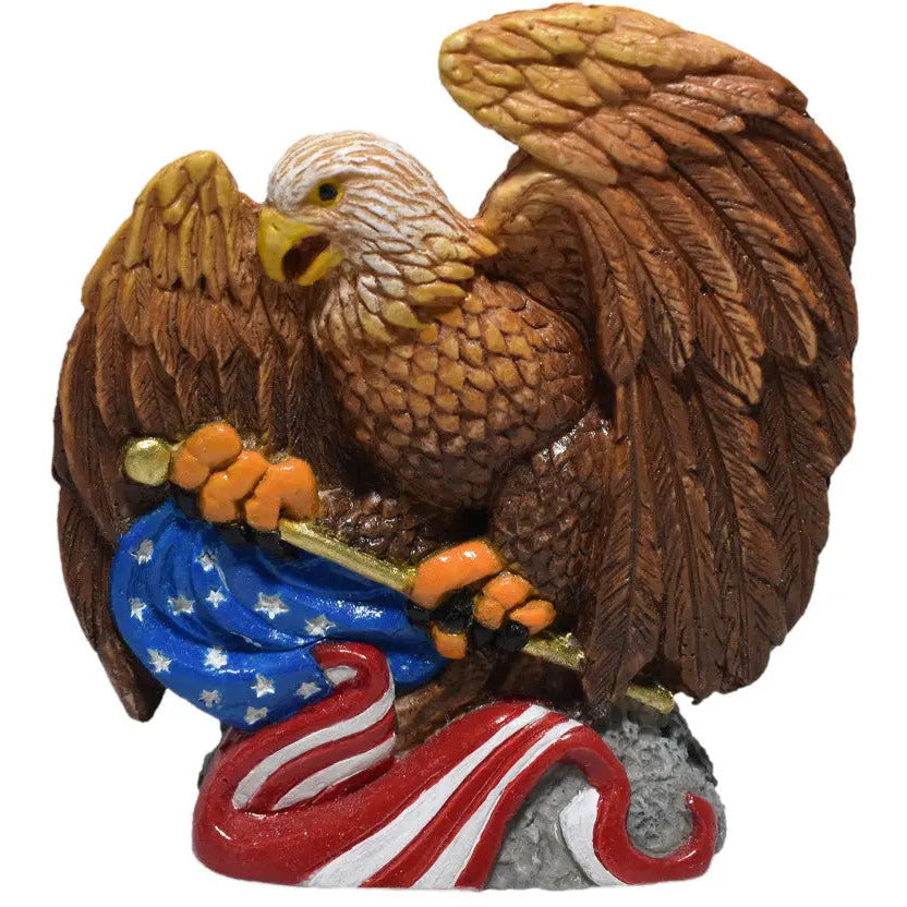 Hikari USA American Hero Series American Eagle Resin Ornament 4.5 in Hikari USA