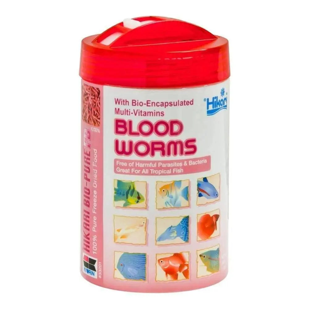 Hikari USA Bio-Pure Bloodworms Freeze Dried Fish Food 1ea/0.42 oz Hikari USA