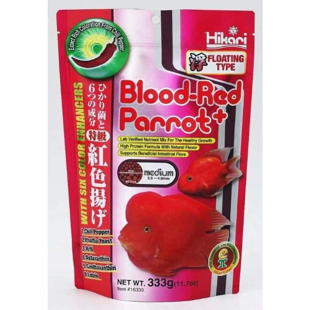 Hikari USA Blood-Red Parrot+ Floating Fish Food 1ea/11.7 oz, Medium Hikari USA