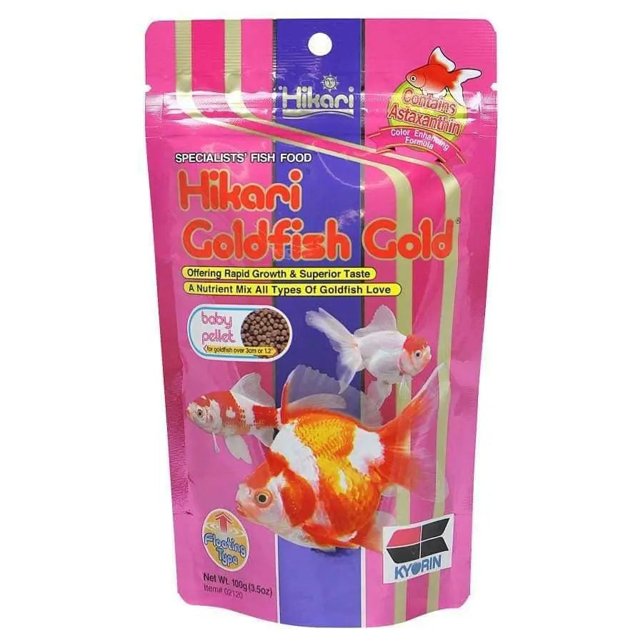 Hikari USA Goldfish Gold Pellets Fish Food 1ea/3.5 oz, Baby Hikari USA