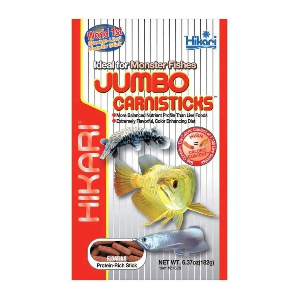 Hikari USA Jumbo CarniSticks® Floating Fish Food 1ea/6.37 oz, Jumbo Hikari USA