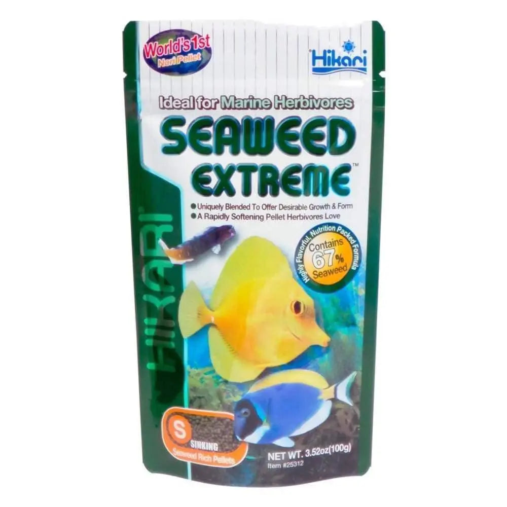 Hikari USA Seaweed Extreme Pellets Fish Food 1ea/3.52 oz, Small Hikari USA