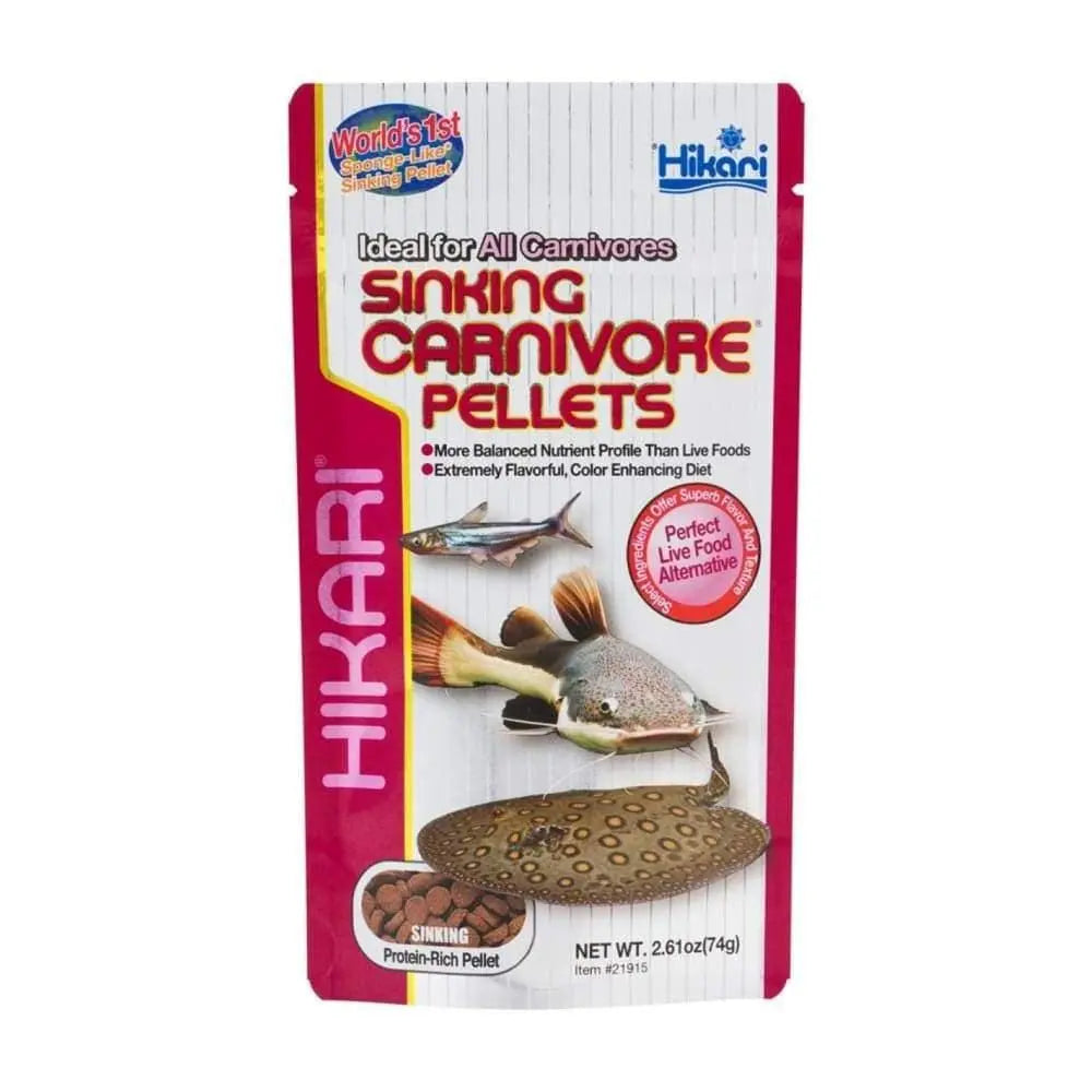 Hikari USA Sinking Carnivore Pellets Fish Food 1ea/2.61 oz Hikari USA
