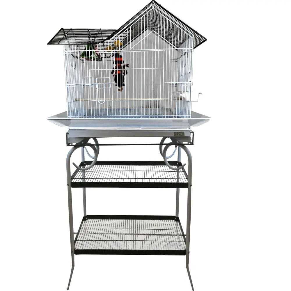 House Top Bird Cage with Stand for Canary Cockatiel Parakeet Lovebird Finch A&E Cage Company