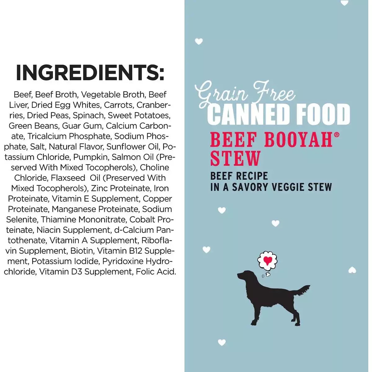 I and Love and You Beef Booyah Stew Grain-Free Canned Dog Food 13 OZ CAN (12 PACK) I and Love and You