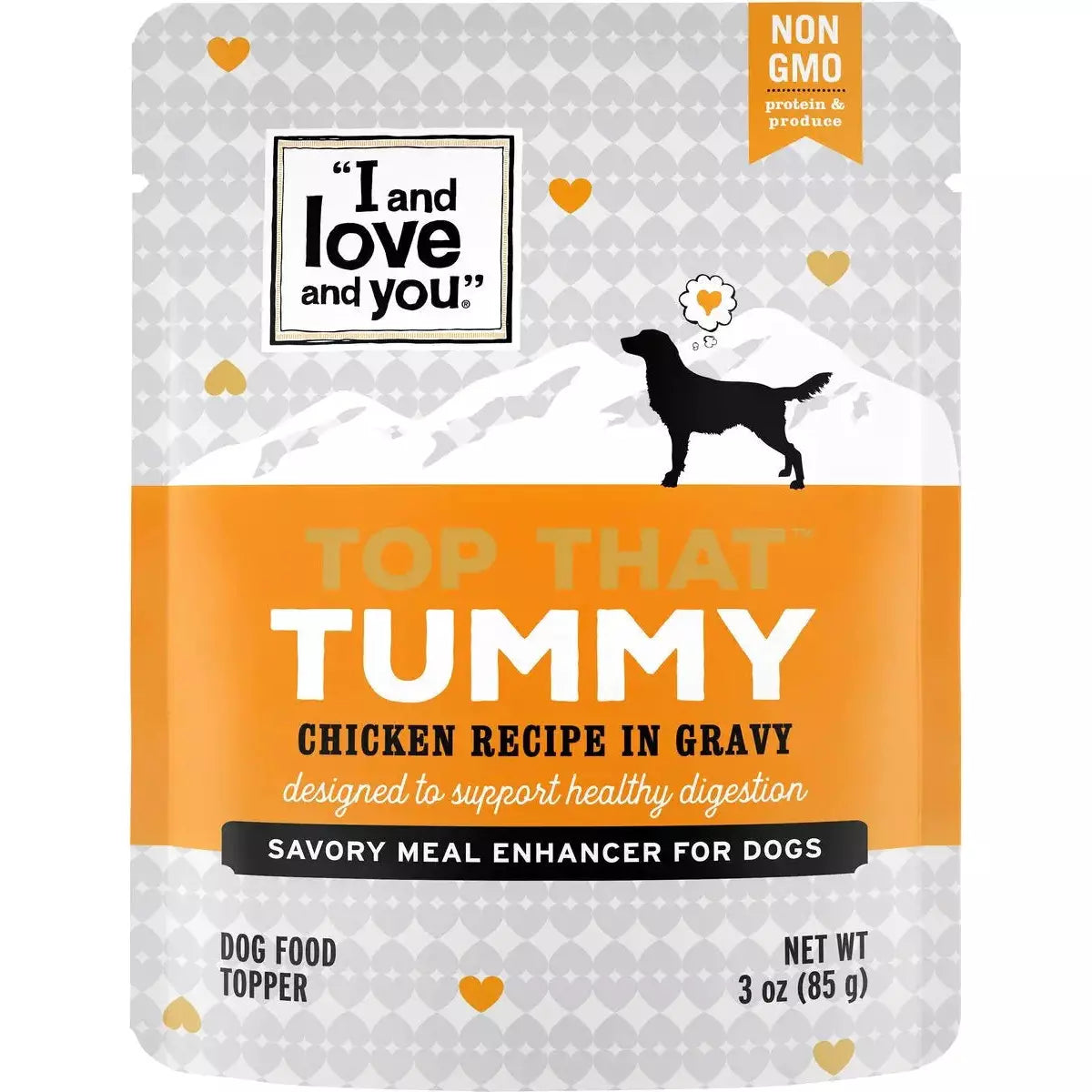 I and Love and You Top That Grain-Free Dog Food Topper 3-oz pouch, case of 12 I and Love and You