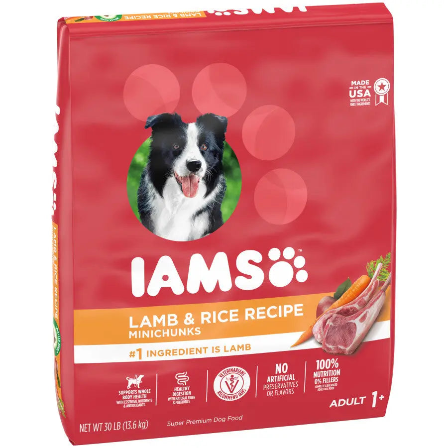 IAMS ProActive Health Adult Lamb Rice Dry MiniChunk Dog Food 44 lb IAMS CPD