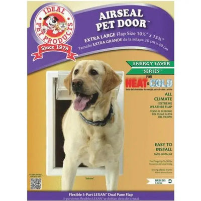 Ideal Pet Products Air Seal Plastic Pet Door with Telescoping Frame Ideal Pet Products