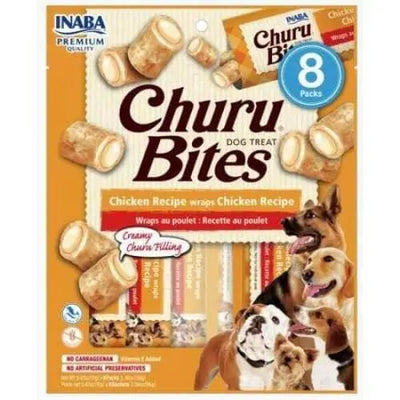 Inaba Churu Bites Dog Treat Chicken Recipe wraps Chicken Recipe Inaba LMP