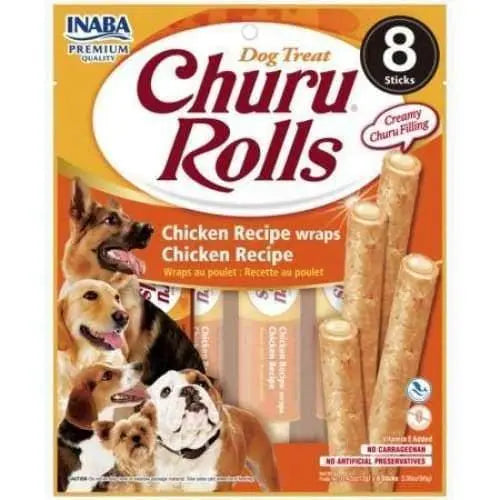 Inaba Churu Rolls Dog Treat Chicken Recipe wraps Chicken Recipe Inaba LMP