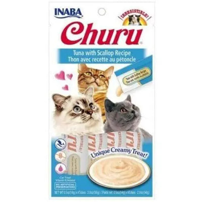Inaba Churu Tuna with Scallop Recipe Creamy Cat Treat Inaba LMP