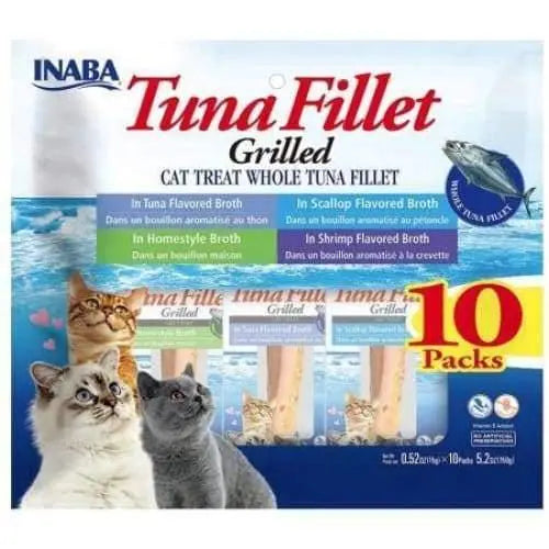 Inaba Tuna Fillet Cat Treat Whole Tuna Fillet Variety Pack Inaba LMP