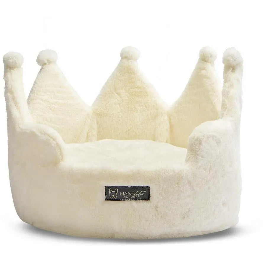 Ivory Cloud Collection Crown Pet Bed Nandog Pet Gear WP