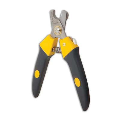 JW® Gripsoft® Deluxe Nail Clipper Gray/Yellow Color Medium JW®