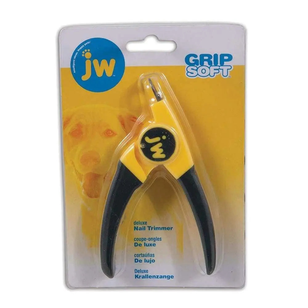 JW® Gripsoft® Deluxe Nail Trimmer Gray/Yellow Color Regular JW®
