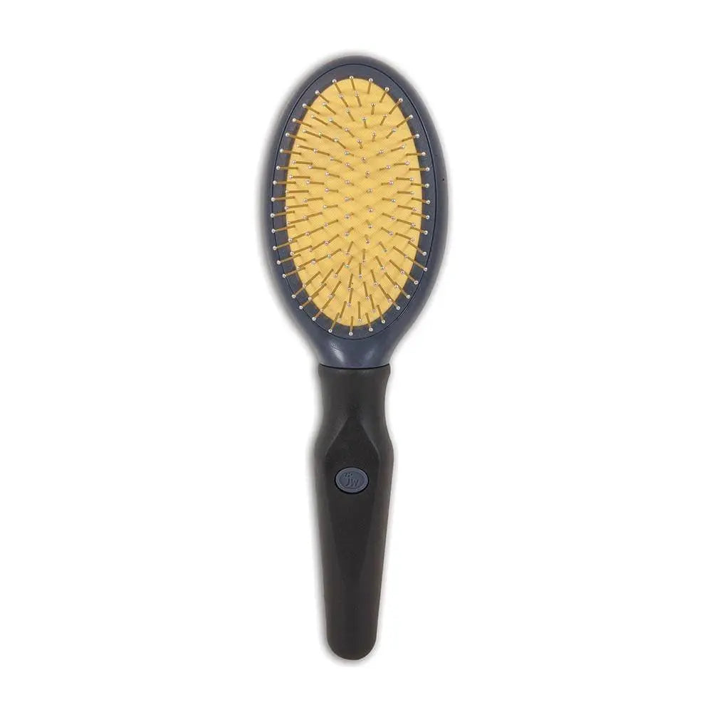 JW® Gripsoft® Double Sided Brush Gray/Yellow Color One Size JW®