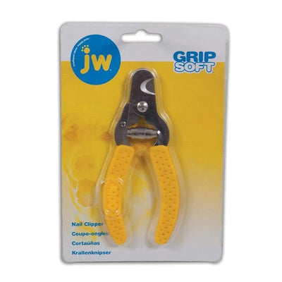 JW® Gripsoft® Nail Clipper Gray/Yellow Color Medium JW®