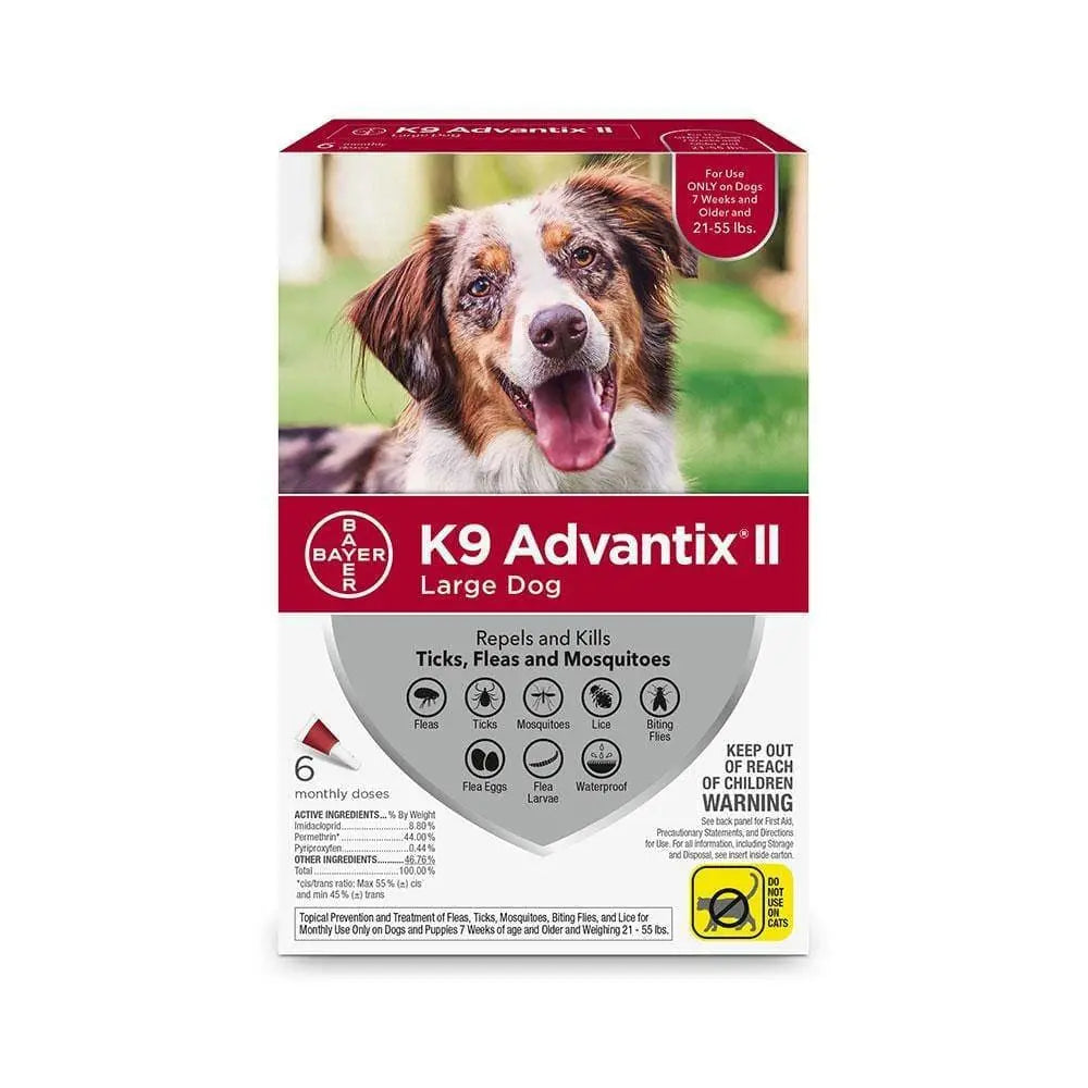 K9 Advantix® II Flea & Tick Treatment for Large Dog 6 Dose K9 Advantix® II